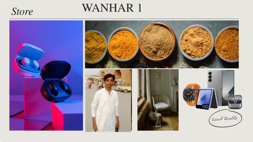 Music player on mobile phone and wireless earbuds